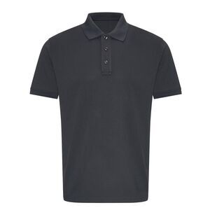 PRO RTX Mens Pro Wicking Polo Shirt / Solid Grey